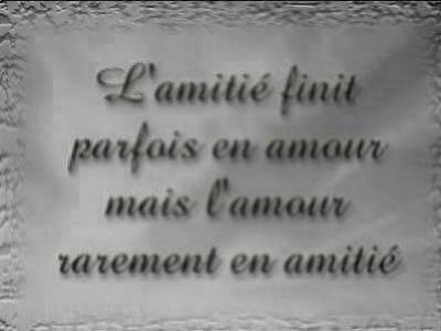 amitié ou amour